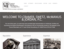 Tablet Screenshot of csmjlawyer.com